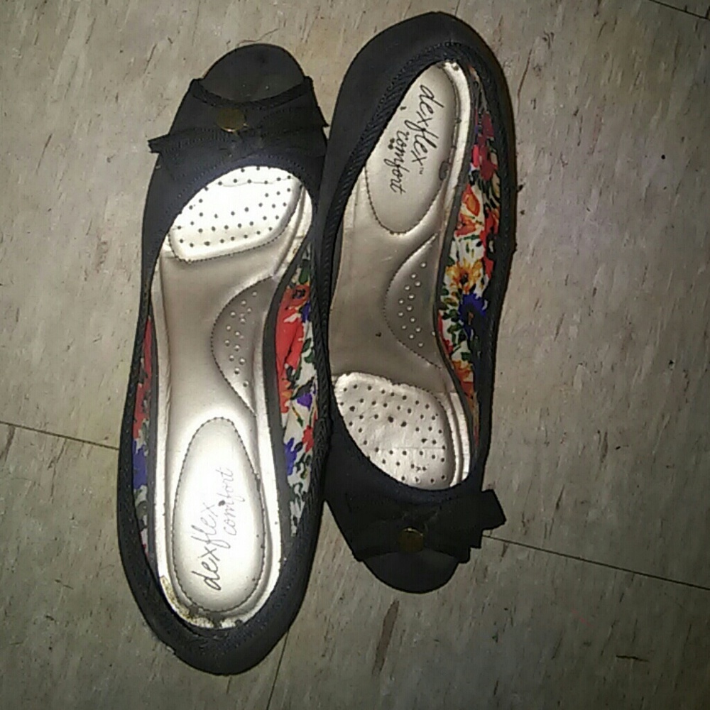 3inch dexflex comfort wedge heels